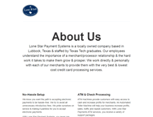 Tablet Screenshot of lonestarpayments.com